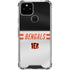 NFL Cincinnati Bengals White Striped Google Pixel 5 Clear Case